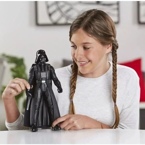 Star Wars DARTH VADER Action Figure Obi Wan Kenobi Galactic Action Interactive - Picture 14 of 16